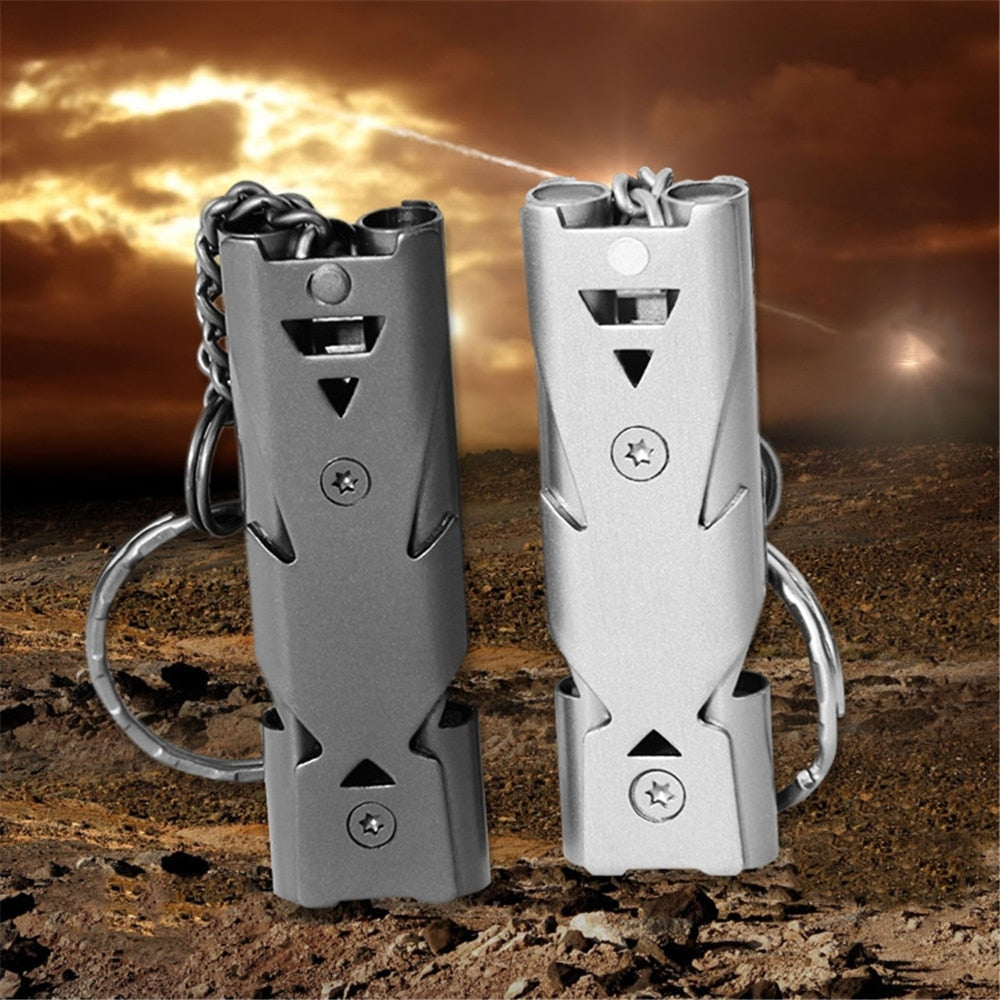 High Decibel Stainless Steel Survival Whistle - VKTRN