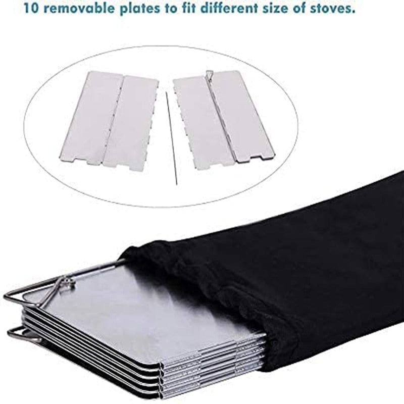 Foldable Fire Windbreaker - VKTRN