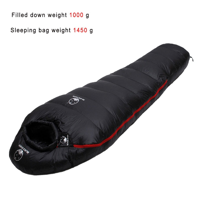 Down filled hotsell sleeping bag