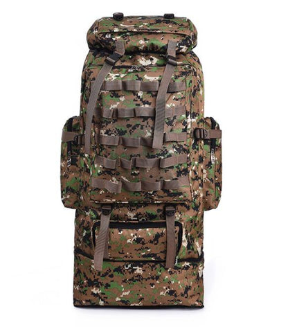 100L Large Capacity Outdoor Tactical Backpack Mountaineering Camping Hiking Military Molle Water-repellent Tactical Bag