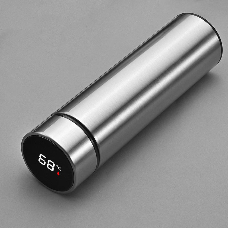 Smart Stainless Steel Flask with Temperature Display