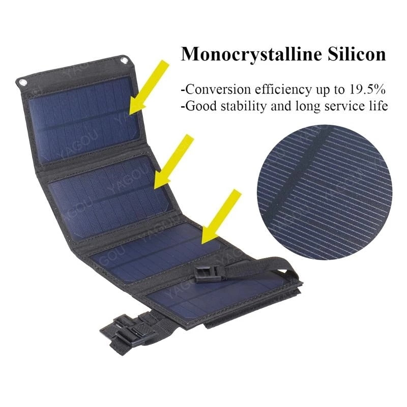 Outdoor Foldable Solar Panel - VKTRN