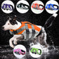 Pet Dog Life Jacket Safety Vest Dog Clothes Dog Swimsuit Pet Swimsuit Summer Vacation Oxford Reflective Breathable Bulldog - VKTRN