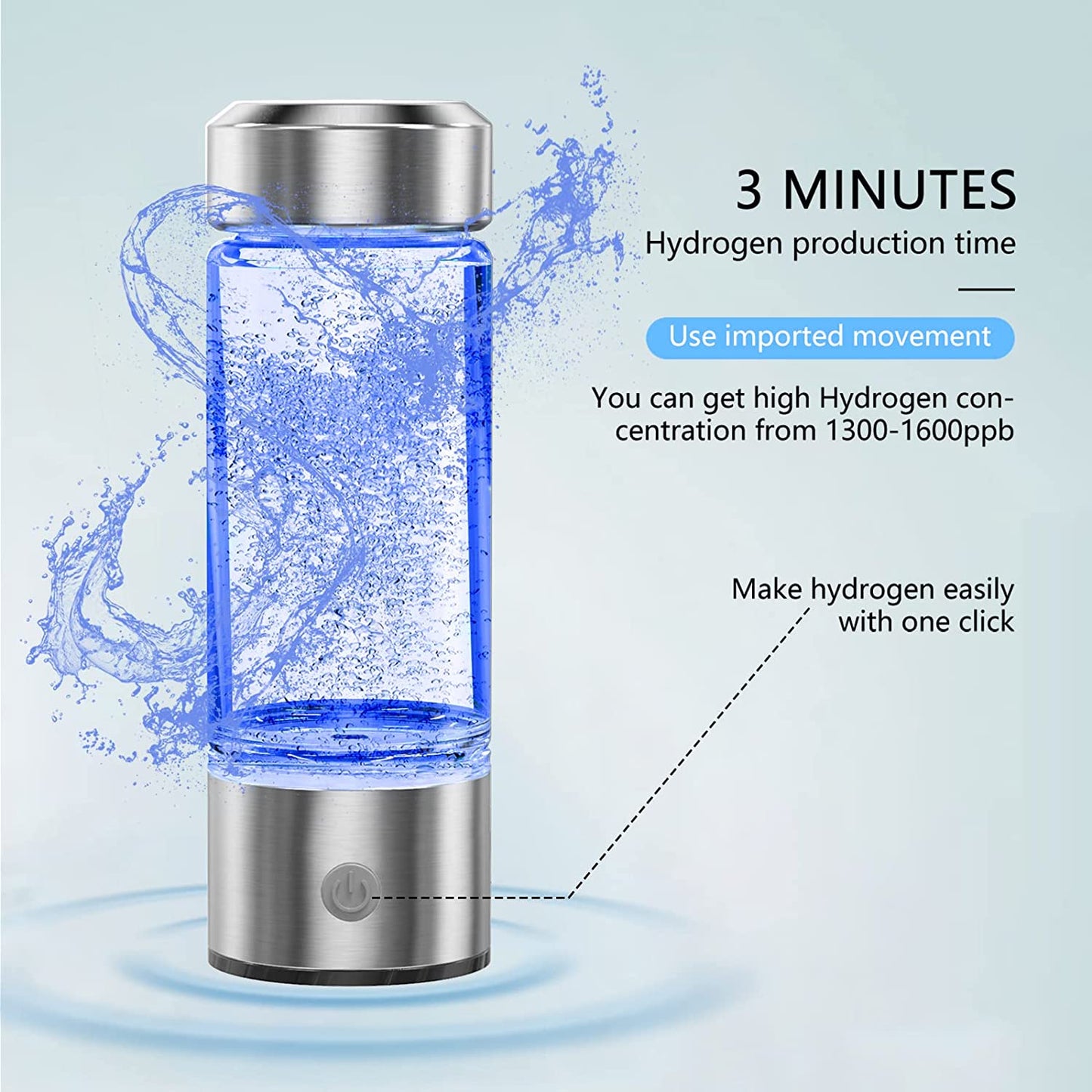 Hydrogen Infused Water Bottle